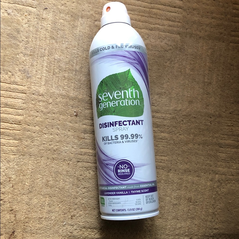Lavender Vanilla & Thyme Disinfectant Spray - White